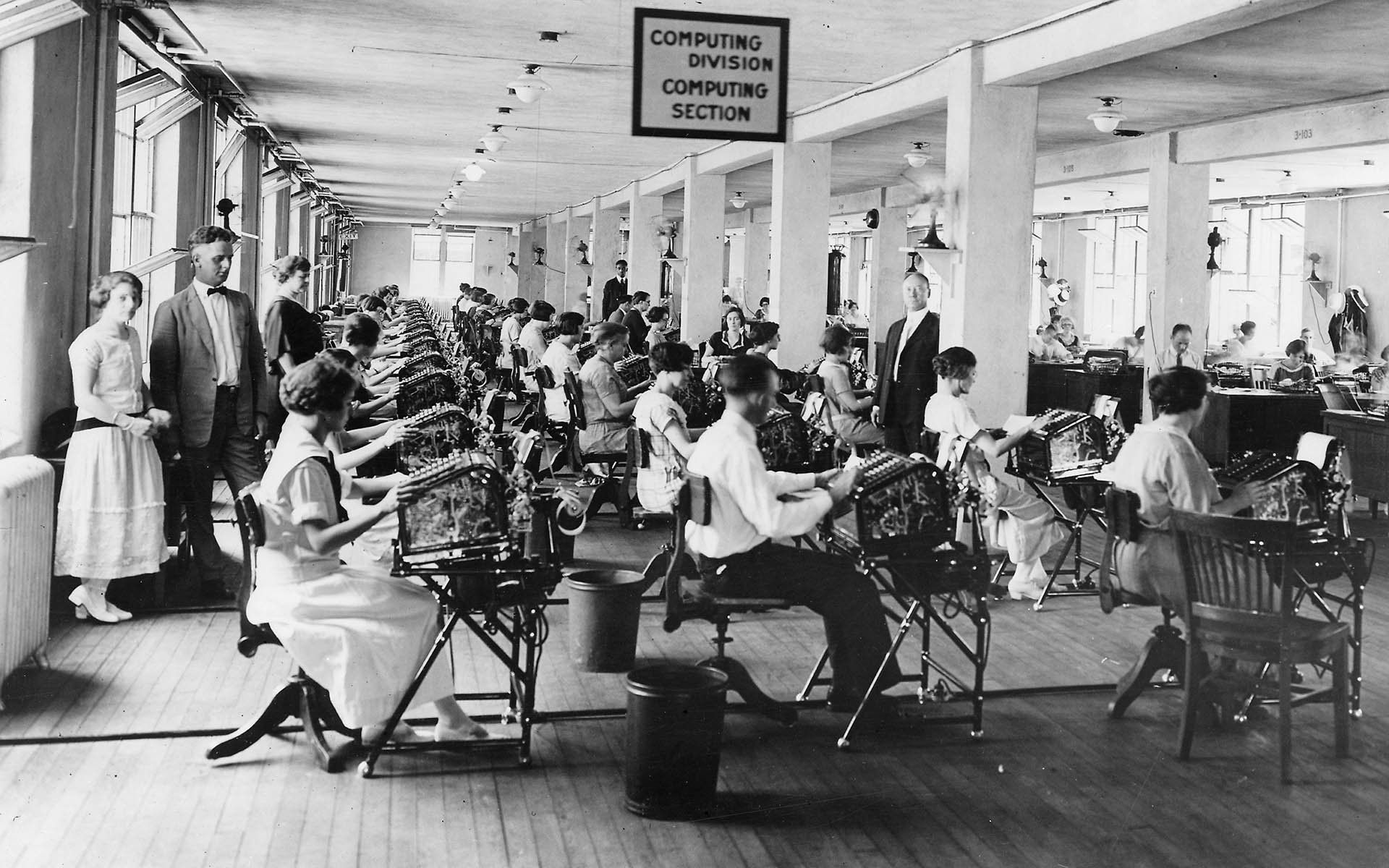 Computing division 1920