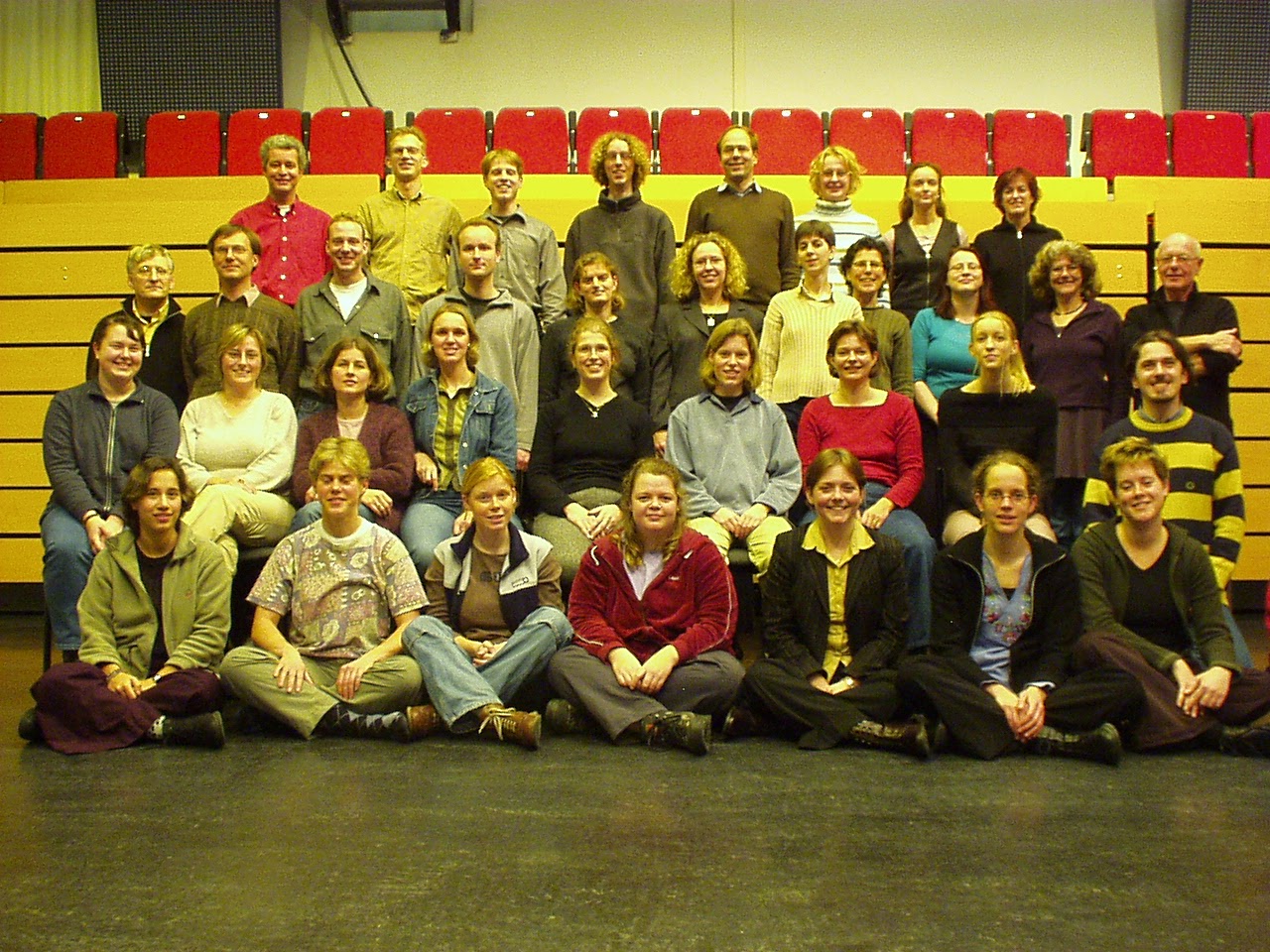 The first digital photo of the choir, 2002
