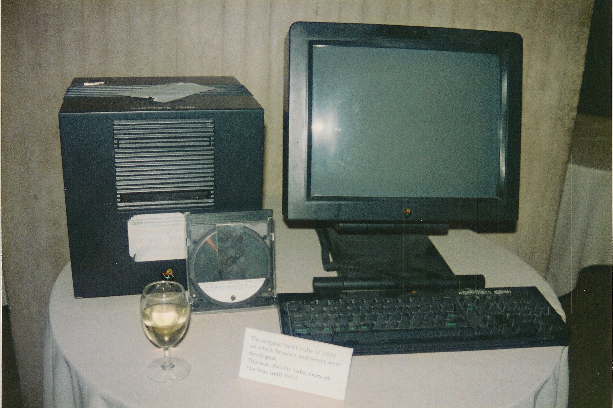 The first web server